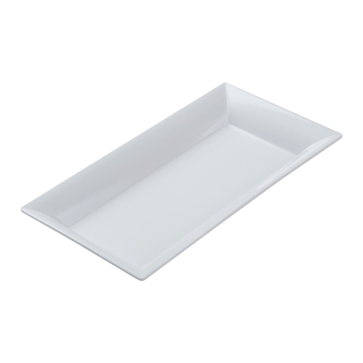 American Metalcraft MEL23 Endurance Rectangular White Melamine Platter - Durable Serving Tray for Restaurants, Catering & Home Entertaining - Perfect for Buffets, Parties & Everyday Use