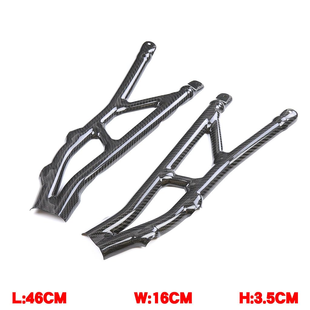 Carbon Fiber Frame Covers for BMW S1000RR/M1000RR/S1000R/M1000R (2019-2024) - Motorcycle Fairing Kit - Lightweight & Durable Protection for Racing & Street Riding