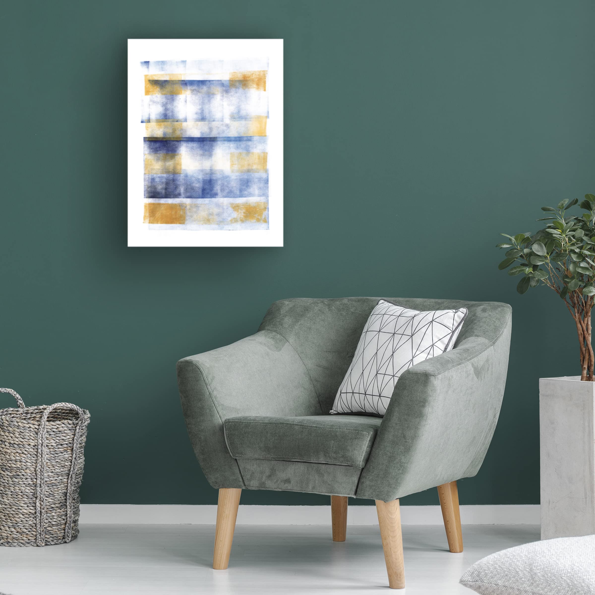 Boho Reef VI Canvas Wall Art by Wild Apple Portfolio - Modern Bohemian Beach Decor for Living Room, Bedroom & Office