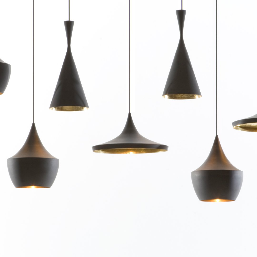 Beat LED Pendant Light - Modern Dimmable Hanging Fixture for Kitchen Island, Dining Room & Bedroom Decor