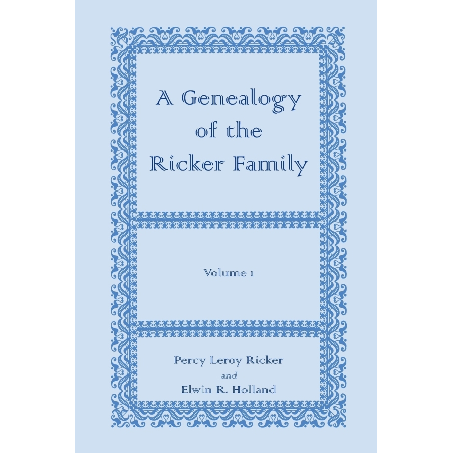 Ricker Family Genealogy - 2 Volume Set | Historical Family Records & Ancestry Research | Perfect for Genealogists & Family Historians
