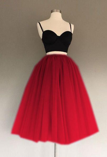 Elegant A-Line Two-Piece Homecoming Dress Short Tulle Prom Gown for Teens - Perfect for School Dances, Parties & Special Occasions