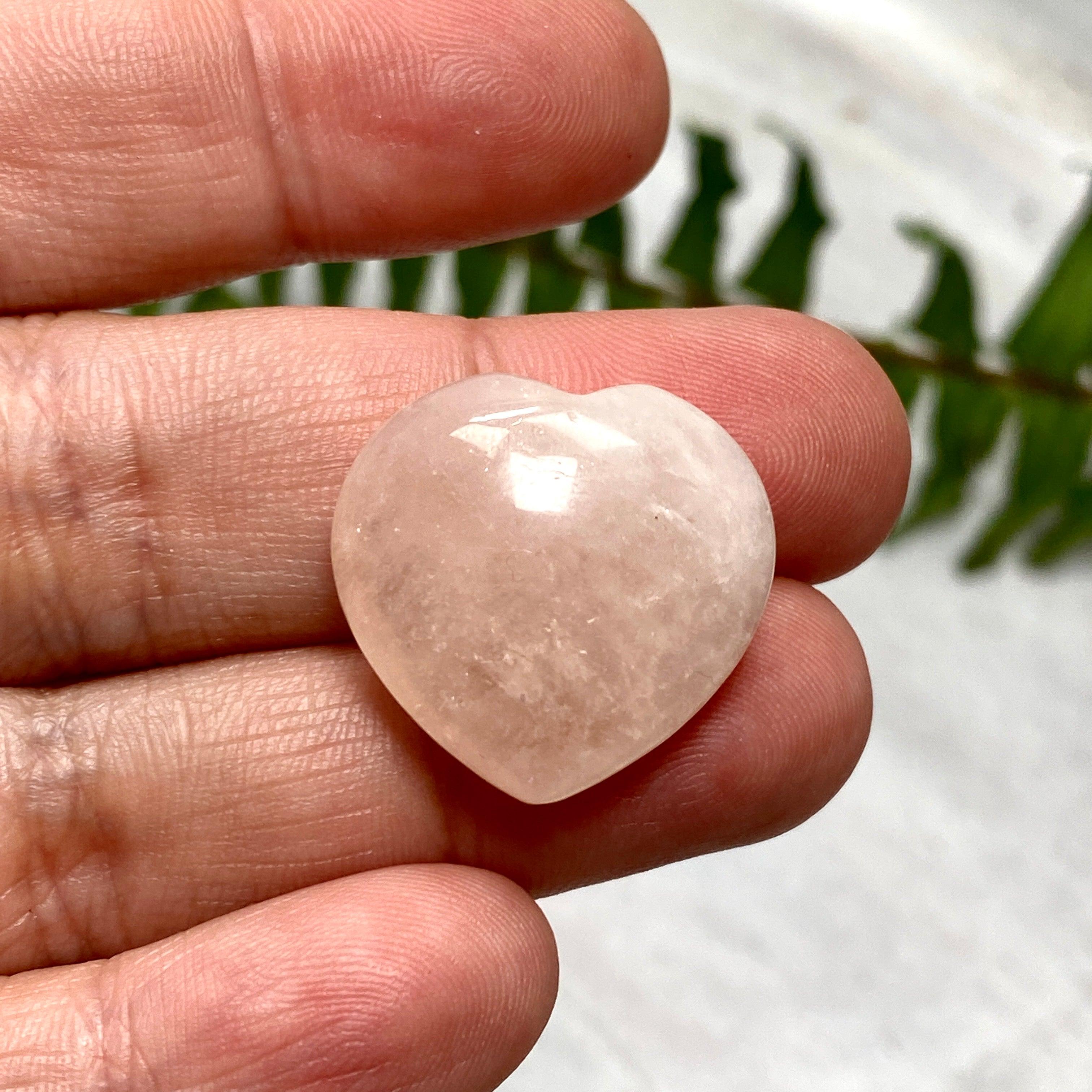 5mm Morganite Heart Pendant - 7g Genuine Morganite Jewelry for Women, Perfect for Valentine's Day Gifts & Romantic Occasions