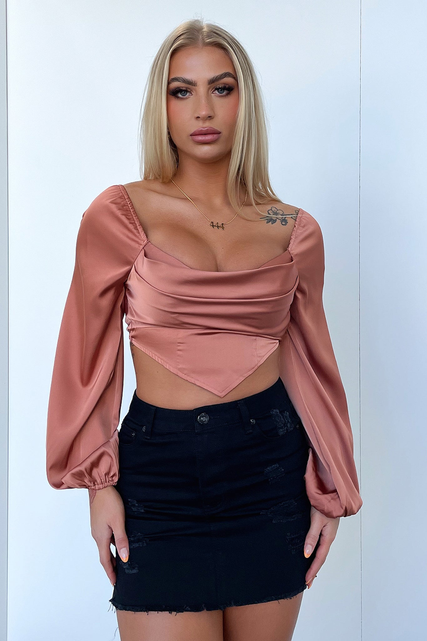 Stylish Black Denim Skirt for Women | Trendy A-Line Mini Skirt | Perfect for Casual Outfits, Date Nights & Summer Fashion