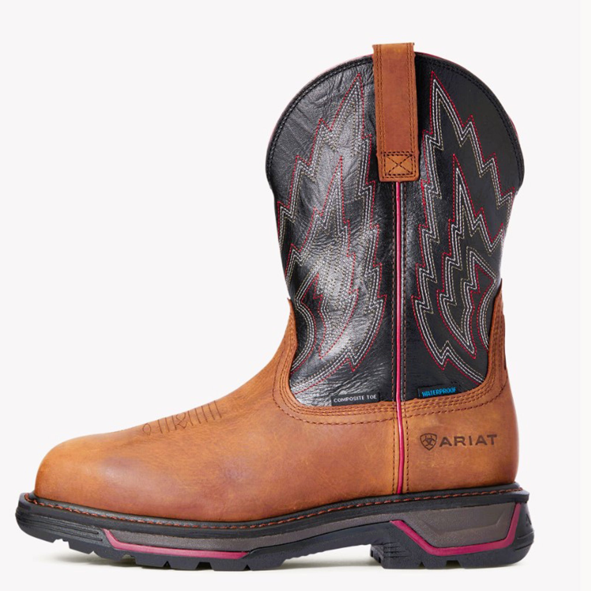 Ariat Men's Big Rig Work Boots - Durable Steel Toe, Waterproof & Comfortable for Construction, Farming & Outdoor Work