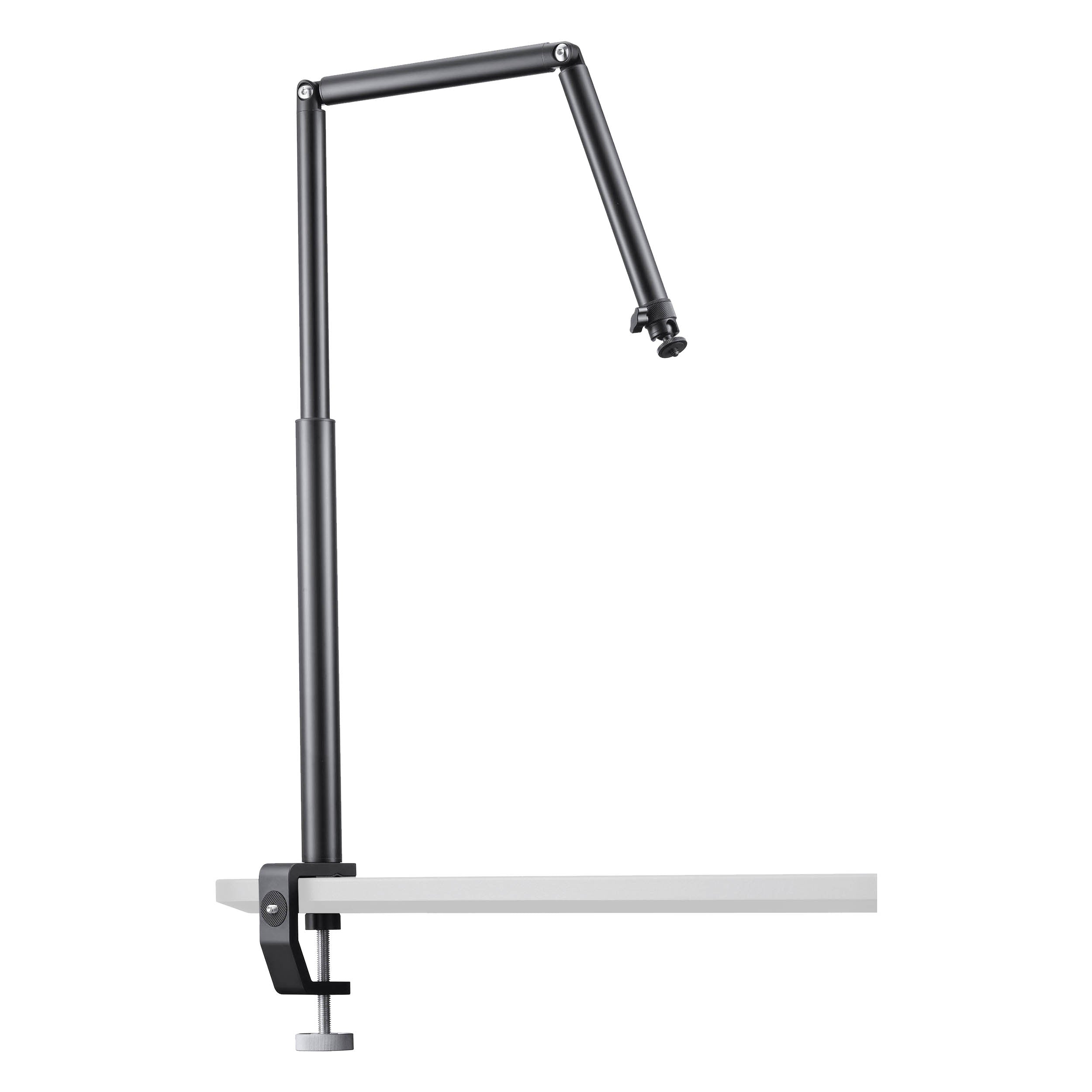 VSM B01 Adjustable Desk Mounted Boom Arm - Ergonomic Monitor Stand for Home & Office Workspace Setup