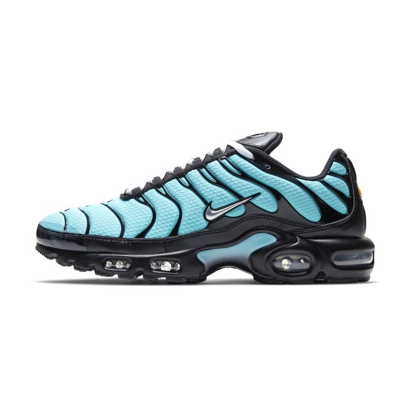Nike Air Max Plus Sneakers - Tiffany Blue, Aqua, Metallic Silver & Black Running Shoes for Men & Women | Comfortable Athletic Shoes for Gym, Running & Casual Wear