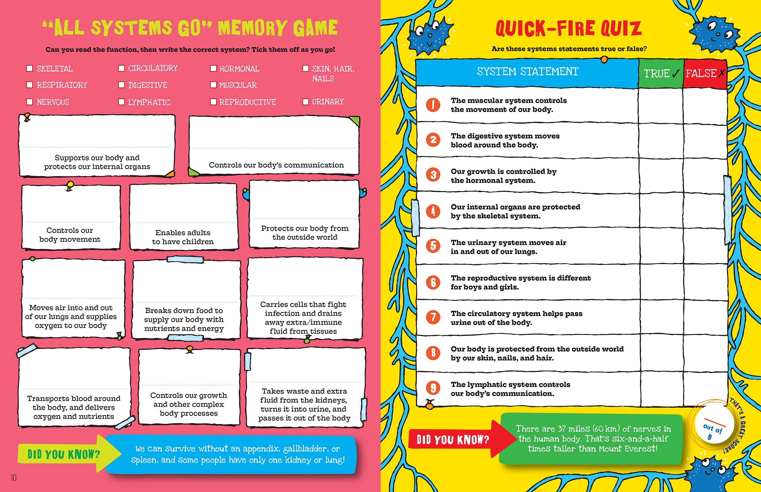 Human Body Activity Book for Kids - Fun & Educational Anatomy Learning Workbook | Perfect for Homeschooling, Classroom & Science Projects