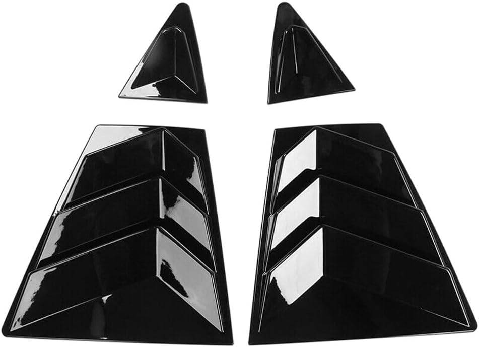 2020-2025 Toyota Corolla Sedan Side Window Louver - ABS Plastic IKON Style Vent Visor for 4 Door Models - Enhances Style & Sun Protection While Driving