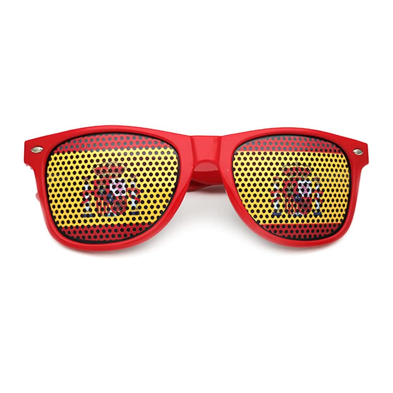 Spain Flag Glasses