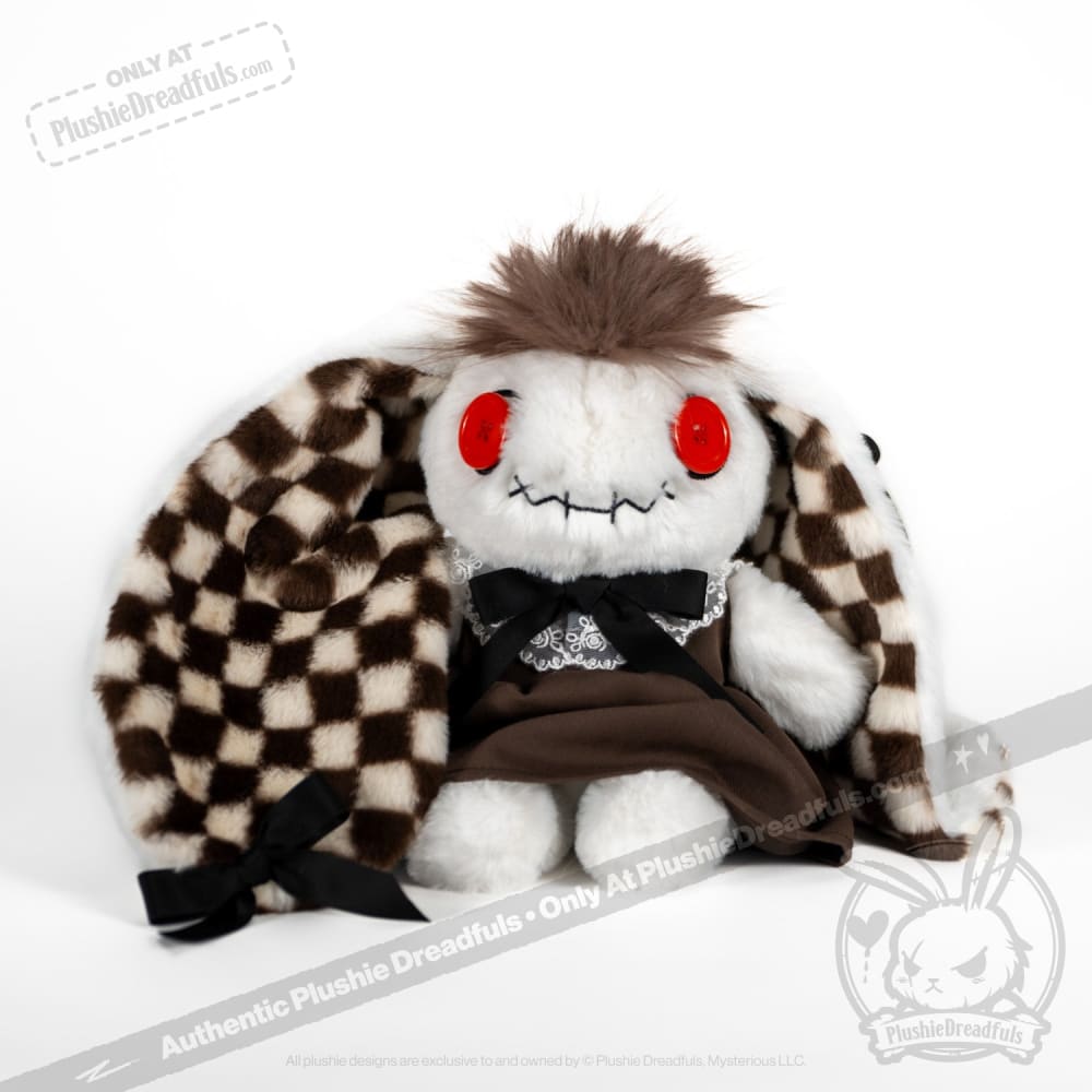 Plushie Dreadfuls Trichotillomania Rabbit - Soft Stuffed Animal Toy for Anxiety Relief & Mental Health Support | Perfect for Therapy, Comfort, and Emotional Healing