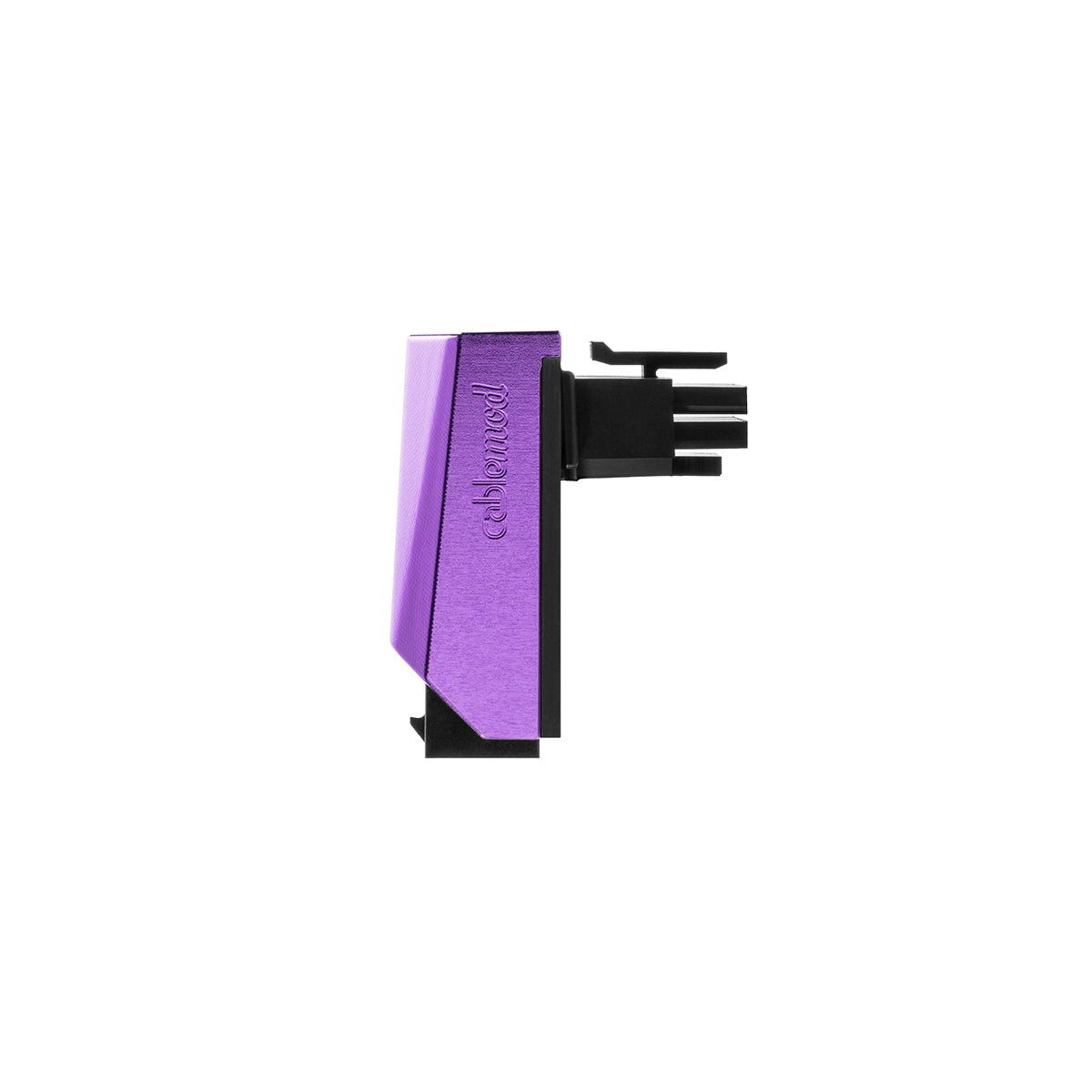 CableMod 12VHPWR 90 Degree Angled Adapter - Variant A (Purple) | PCIe 5.0 GPU Power Connector for RTX 4090/4080 | Perfect for Compact PC Builds & Cable Management