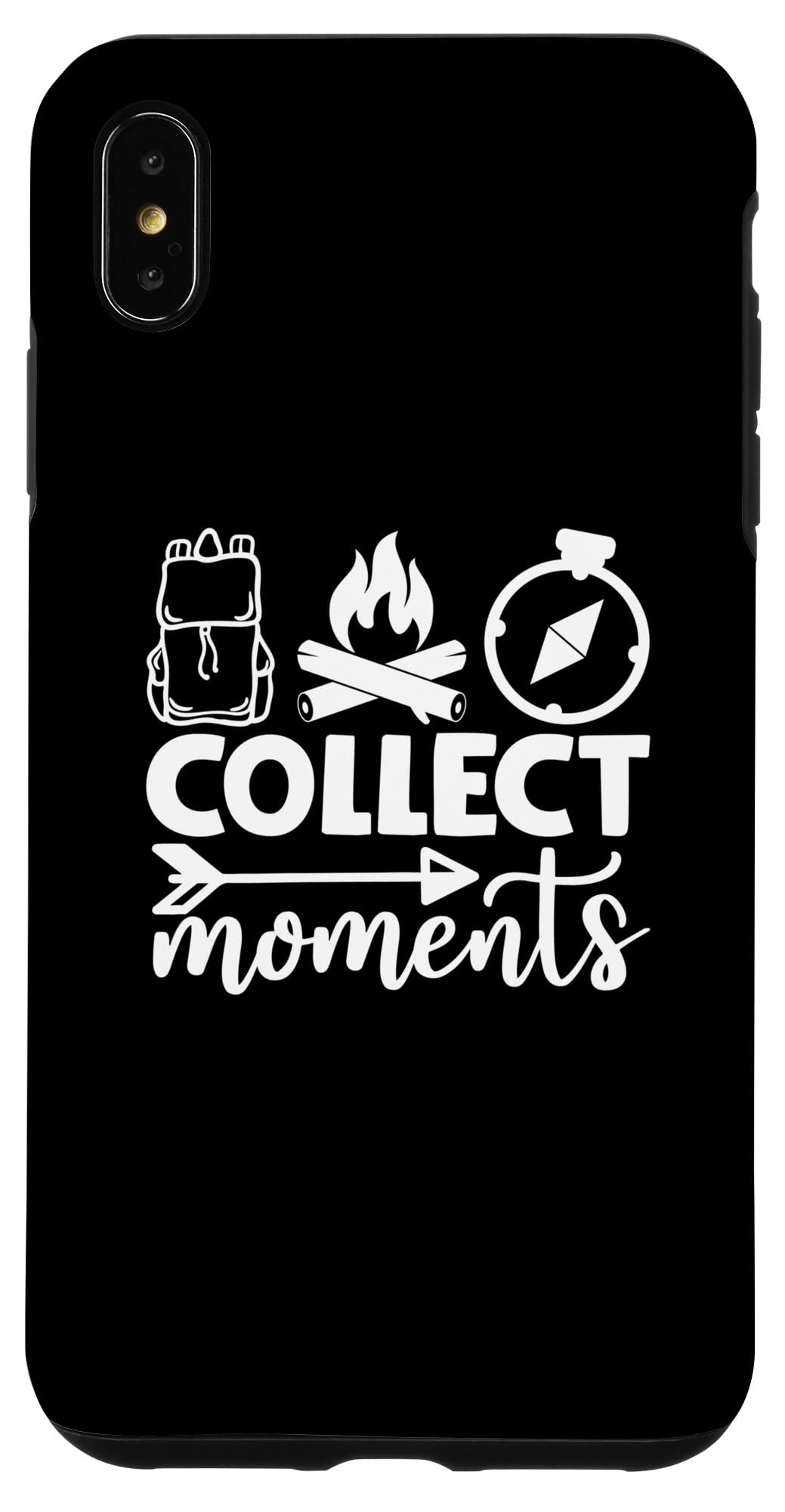 iPhone XS Max Funny Camper Case - Durable Protective Phone Cover for Travel & Outdoor Adventures - Perfect for Camping, Hiking & Road Trips