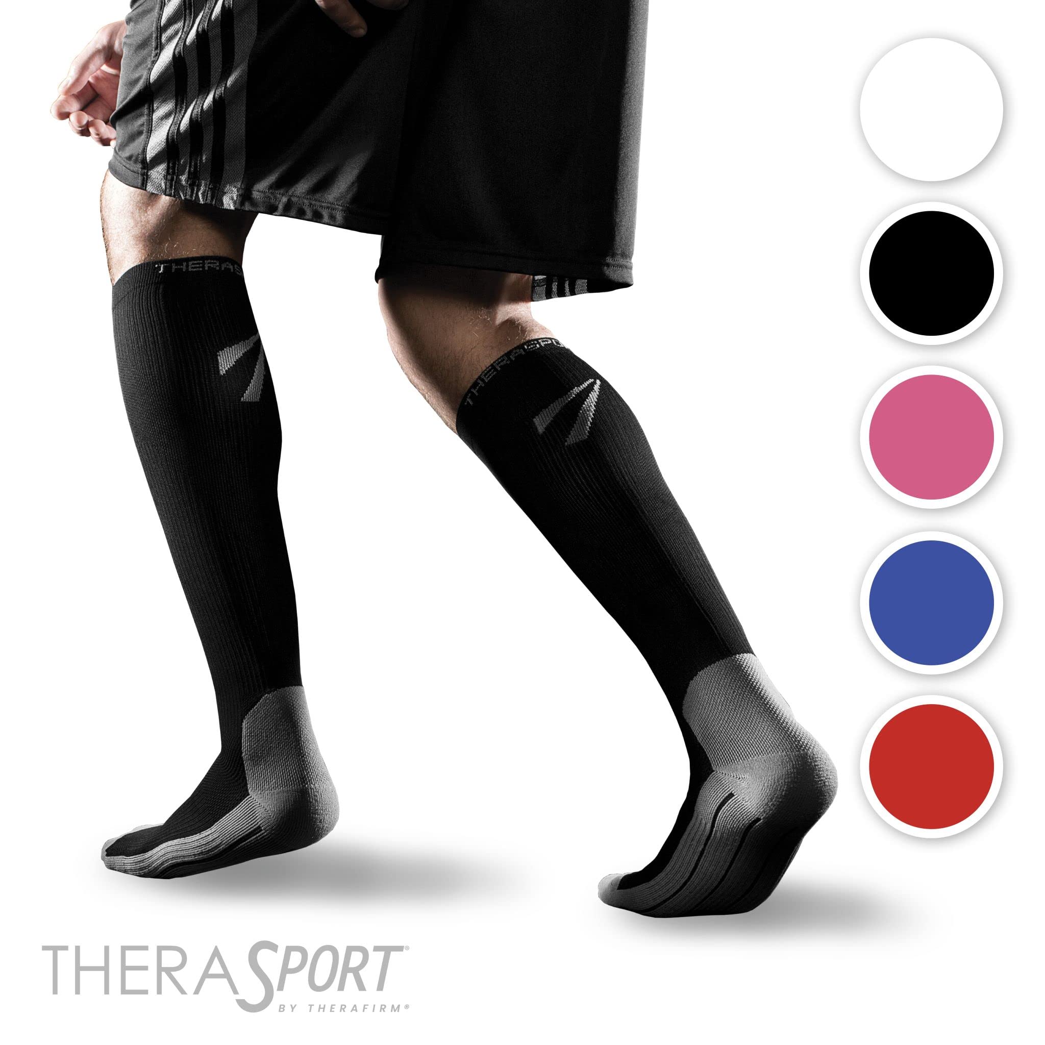 20-30mmHg Moderate Compression Athletic Socks for Running, Hiking & Sports Performance - Improve Circulation & Reduce Fatigue