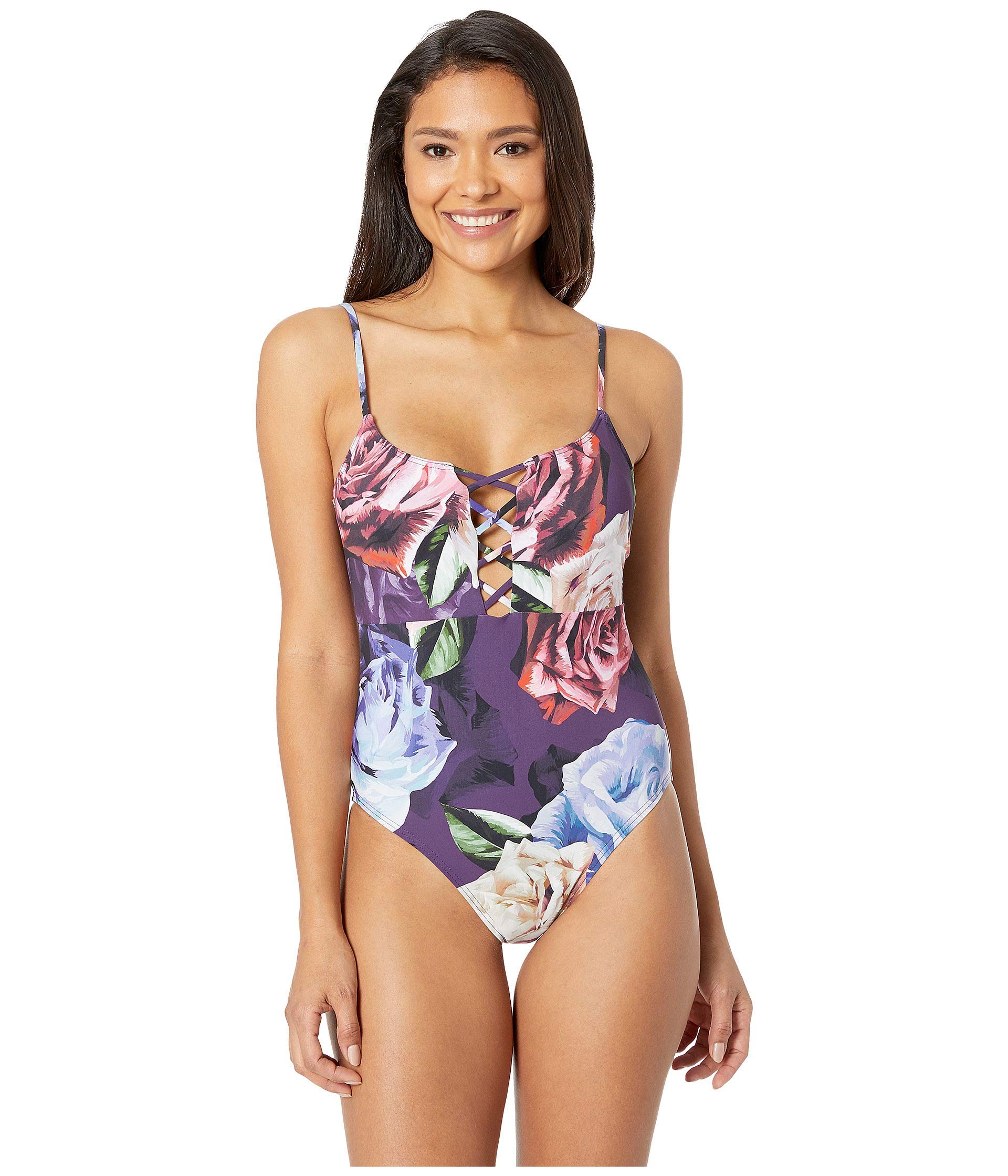 La Blanca Women's Convertible Lace-up Mio One Piece Swimsuit | Adjustable Straps & Support | Perfect for Beach Vacations, Pool Parties & Summer Getaways