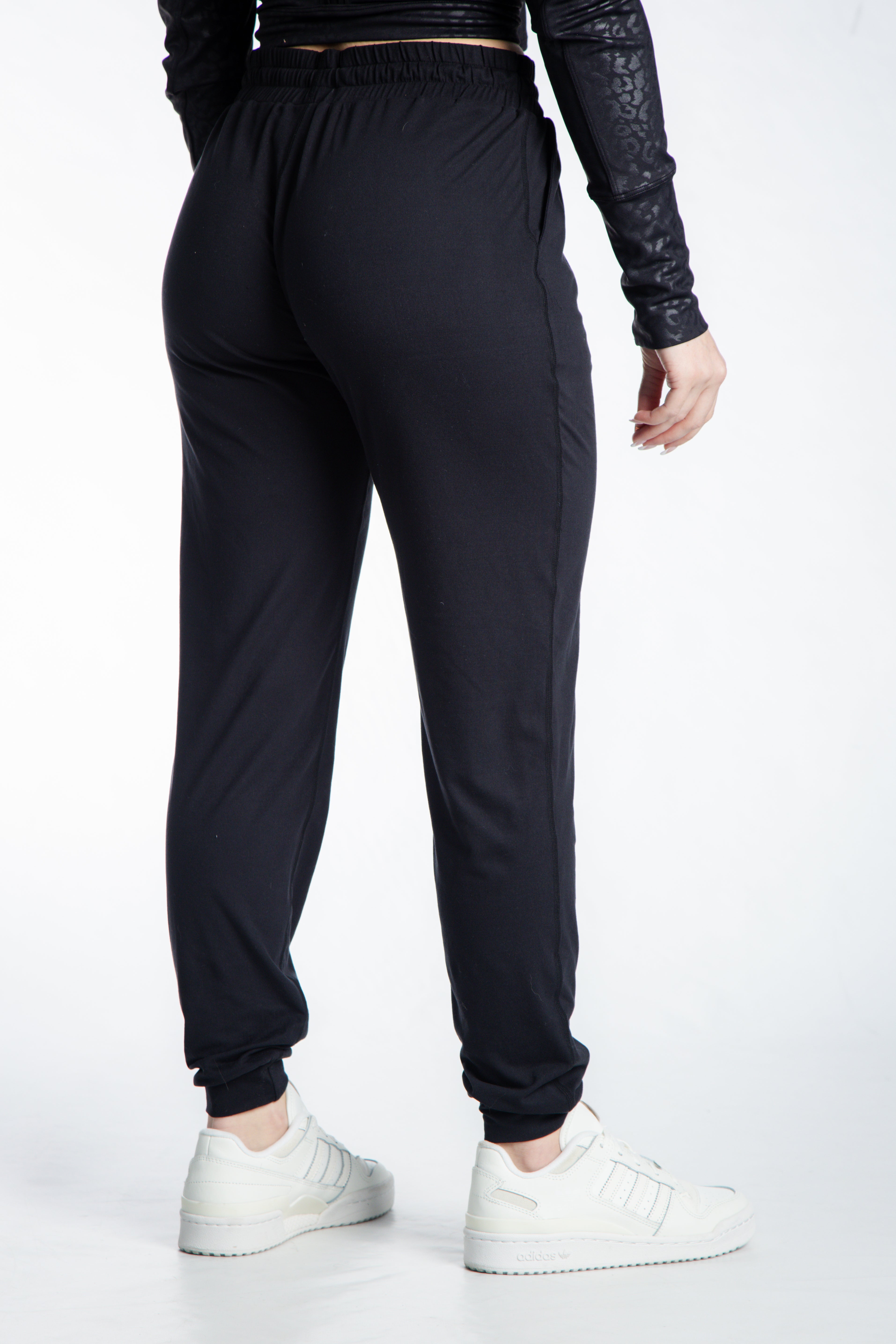 Premium Black Dream Joggers - Soft & Comfortable Lounge Pants for Women & Men - Perfect for Yoga, Running, Travel & Relaxing at Home