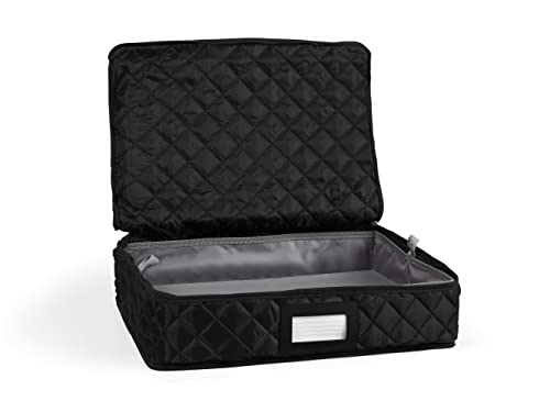 Black Quilted Polyester