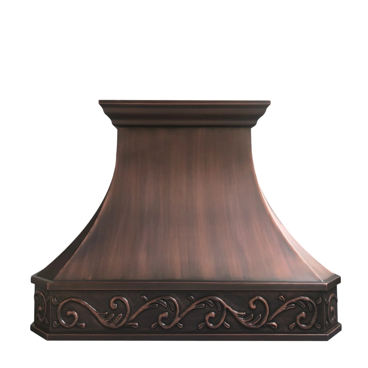 SINDA Classic Copper Range Hood H3A - 36 Inch Stainless Steel Kitchen Vent Hood with LED Lights, Powerful Exhaust Fan for Home Cooking - Perfect for Modern Kitchens, Restaurants, and Open-Concept Living Spaces