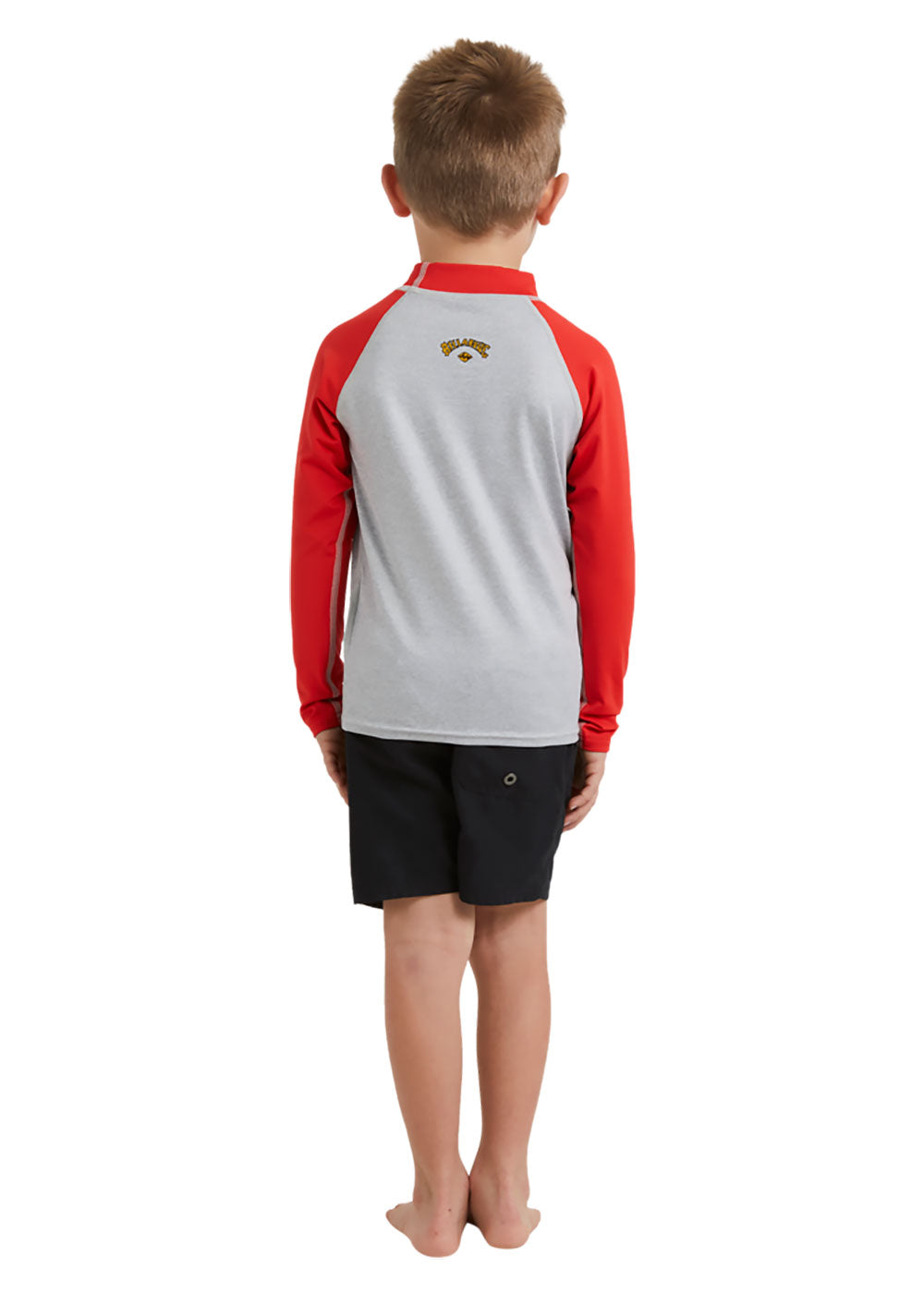 Billabong Toddler Long Sleeve Lycra Rash Guard - UPF 50+ Sun Protection for Kids Beach, Surfing & Swimming