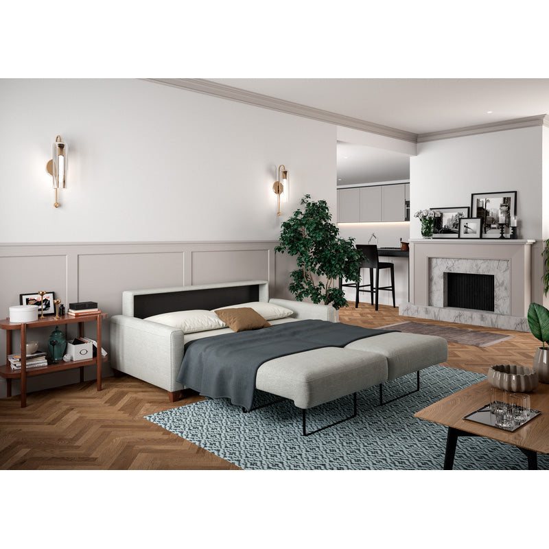 Meko Sleeper Loveseat - Convertible Sofa Bed with Storage | Comfortable 2-Seater for Small Spaces | Perfect for Guest Rooms, Apartments & Home Offices