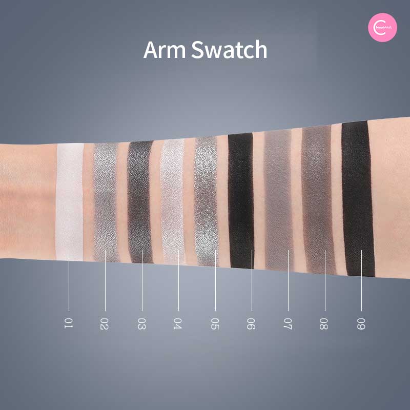 DE'LANCI Midnight Galaxy Smoky Punk Eyeshadow Palette - 12 Highly Pigmented Matte & Shimmer Eyeshadows for Bold Makeup Looks | Perfect for Night Out, Party & Festival Makeup