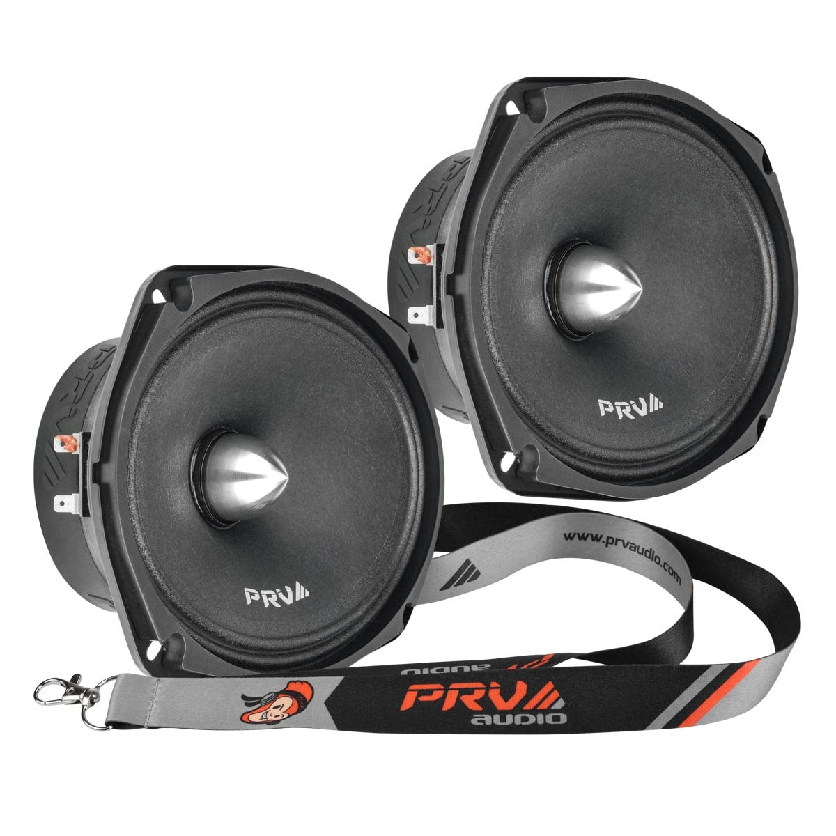 PRV Audio 6x9 Bullet Midrange Speakers - 500W Program Power, 4 Ohm High Performance Car Audio Loudspeakers (Pair) with Exclusive Lanyard - Perfect for Car Audio Upgrades & Professional Sound Systems