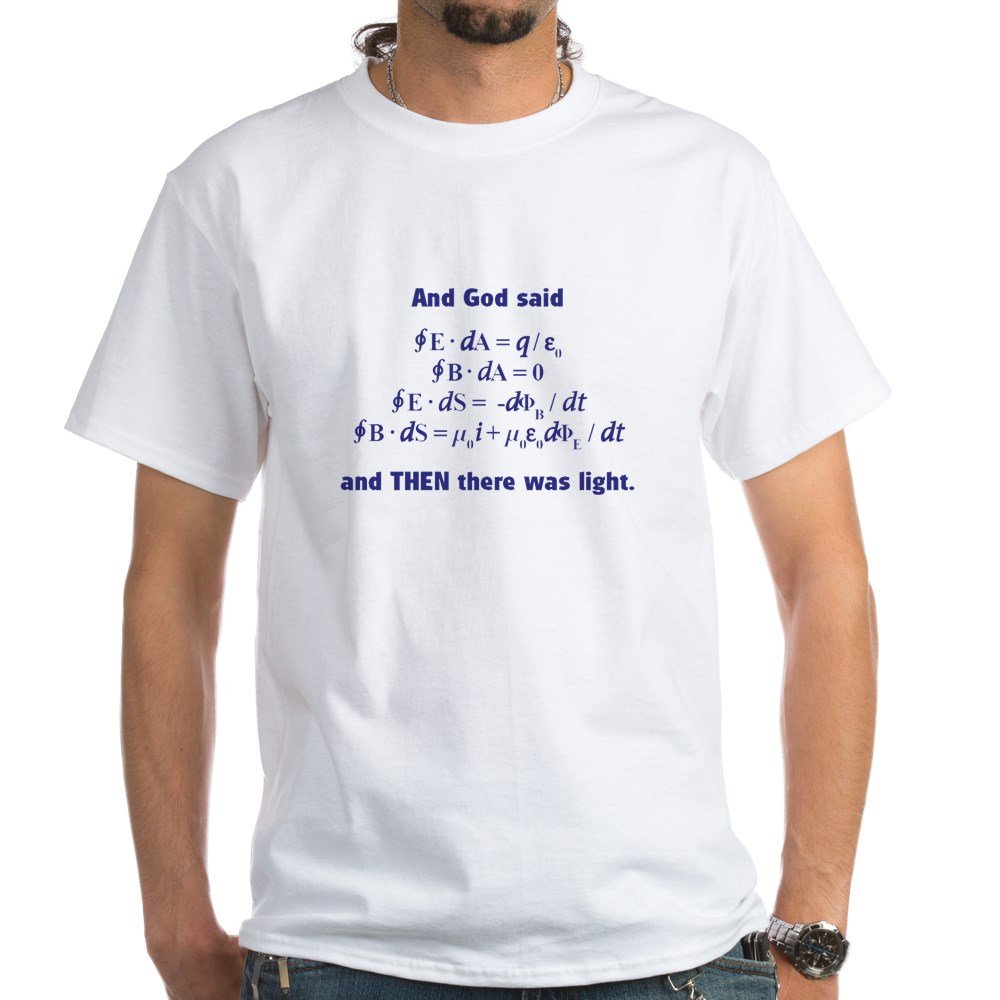 God Said White Cotton T-Shirt - Funny Religious Graphic Tee for Men & Women - Casual Wear, Church Outfits, Christian Gifts