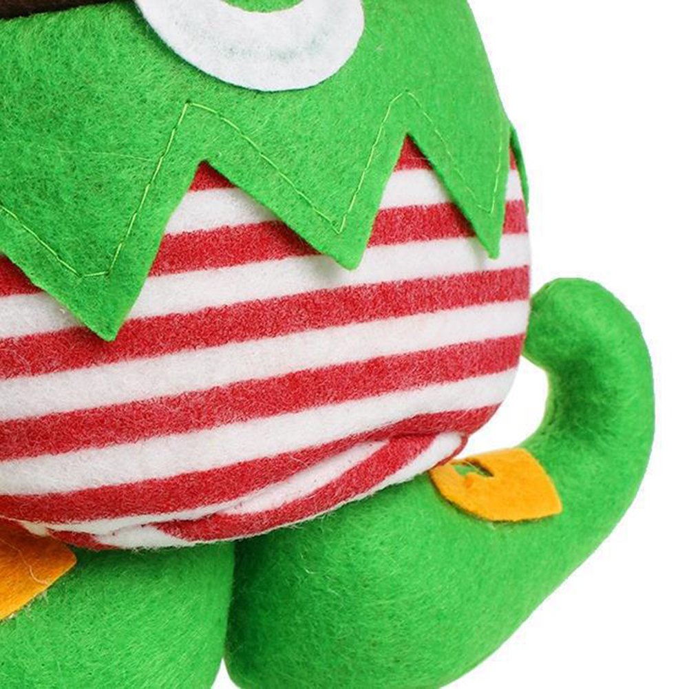 Wowlife Christmas Secret Santa Candy Bags - 12 Pack Elf Socks Style Holiday Gift Bags for Candy, Treats & Cutlery - Perfect for Office Parties, School Events & Family Gatherings
