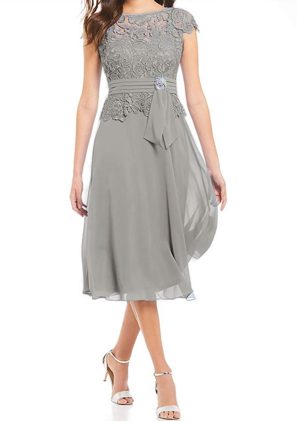Elegant Mother of The Bride Dresses - Lace Formal Wedding Guest Gowns for Women in Chiffon | Perfect for Evening Ceremonies, Receptions & Special Occasions