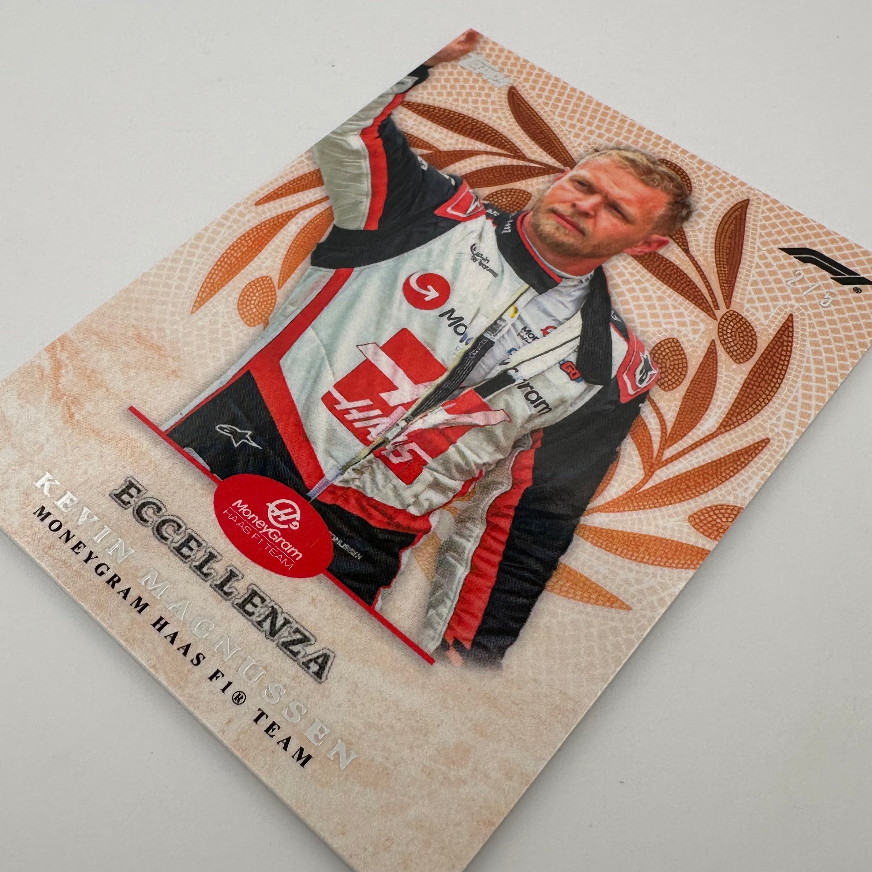 Kevin Magnussen 2024 Topps Eccellenza F1 Trionfo Orange Racing Card - Perfect for F1 Collectors & Motorsport Fans
