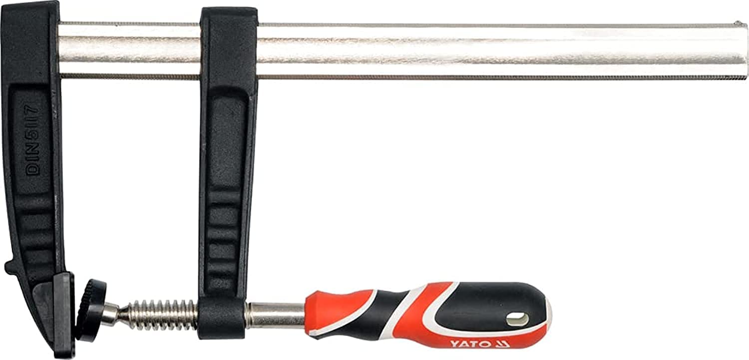 Heavy Duty C-Clamp 200 x 50 mm - Industrial Strength Metal Clamp for Woodworking, Welding & DIY Projects - Perfect for Securing Materials in Workshops & Construction Sites