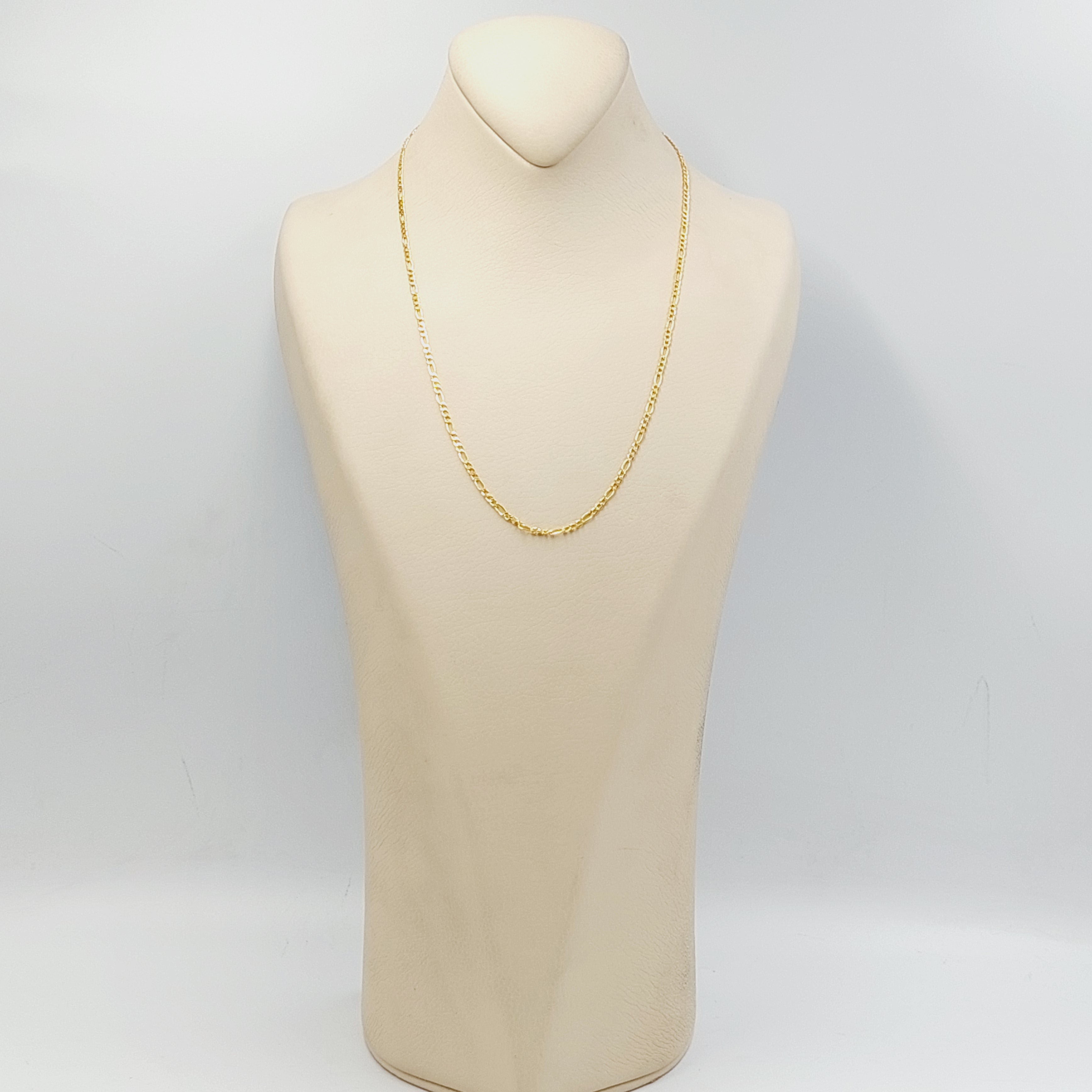 2mm Figaro Chain for Men & Women - Stainless Steel Italian Link Necklace - Perfect for Everyday Wear, Gifts & Fashion Accessories