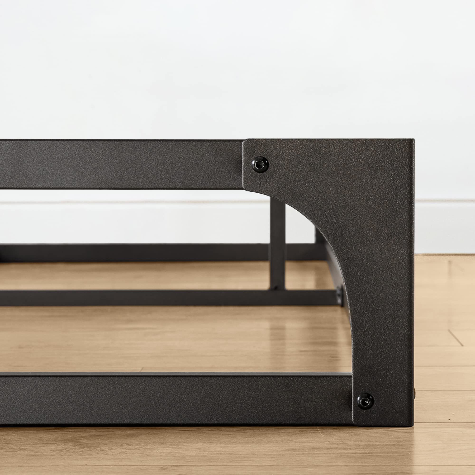 9 Inch Heavy Duty Metal Platform Bed Frame with Steel Slat Support - Full Size Black Bed Frame for Adults, No Box Spring Needed | Perfect for Modern Bedrooms & Guest Rooms