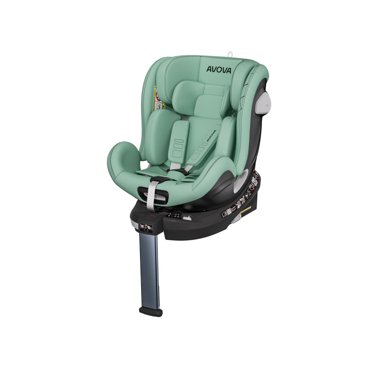 Avova Swan Fix i-Size Child Car Seat - Safe & Comfortable for Babies & Toddlers - Ideal for Long Road Trips & Daily Commutes
