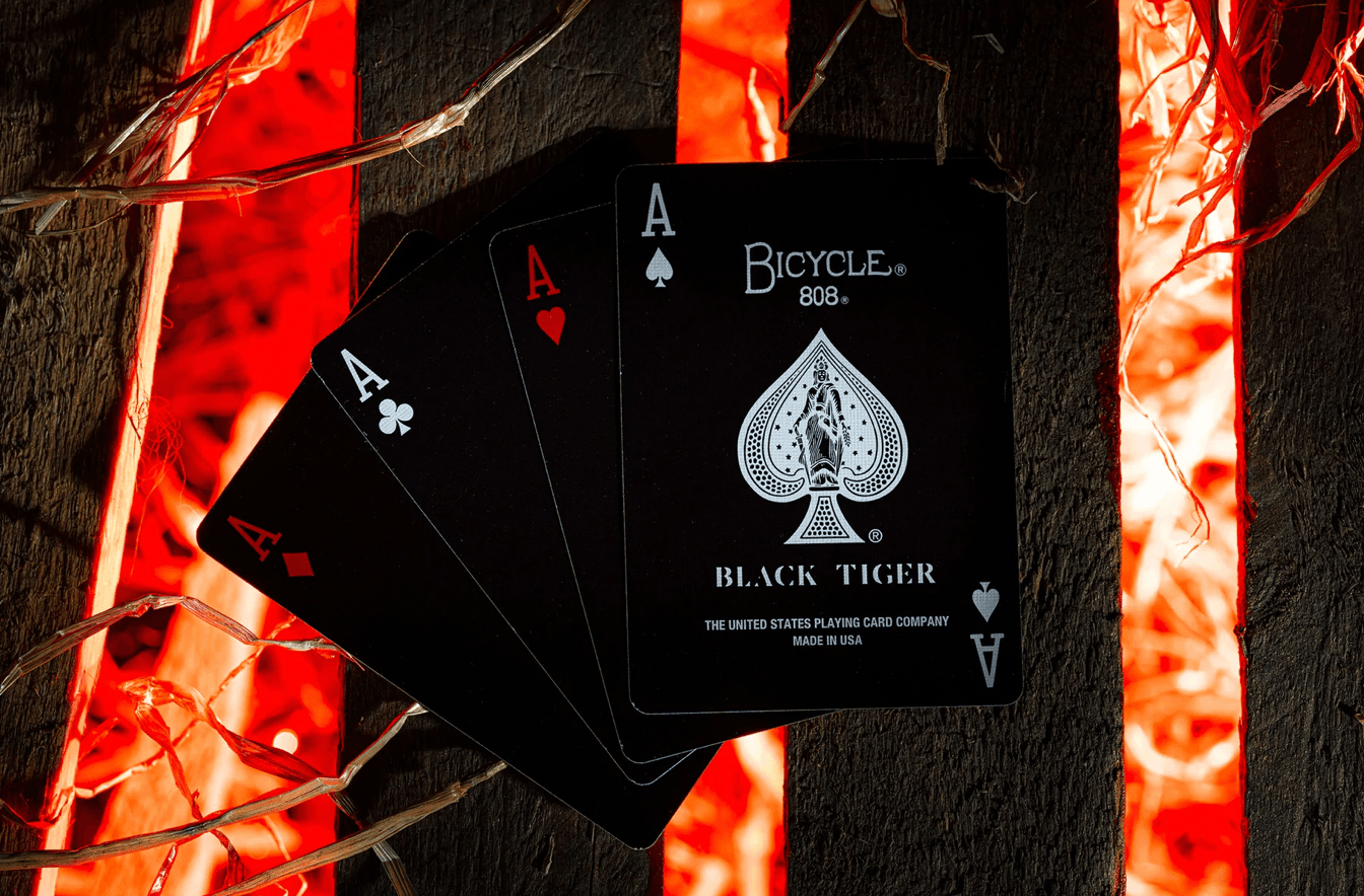 Bicycle Black Tiger Legacy Edition Playing Cards - Premium Mystery Deck for Magic Tricks, Poker & Cardistry - Perfect for Collectors, Gamers & Card Enthusiasts