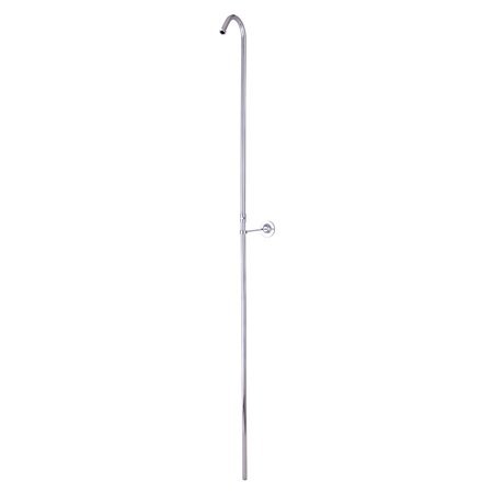 Adjustable Curved Shower Rod for Bathroom - Rust-Resistant Stainless Steel Tension Shower Curtain Rod, No Drilling Easy Installation - Perfect for Hotels, Apartments, and Small Bathrooms