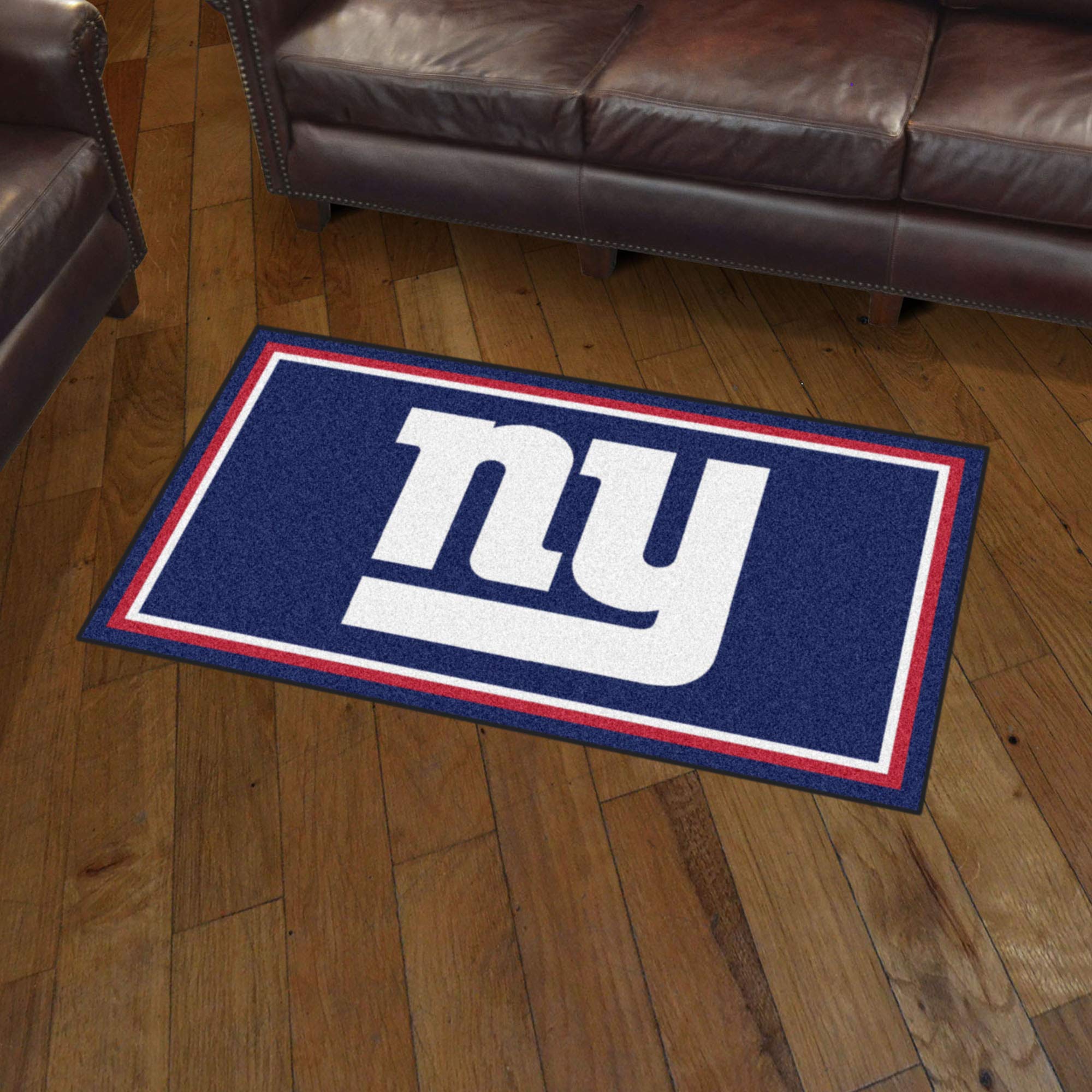 New York Giants 3ft x 5ft Plush NFL Area Rug - Soft Team Logo Carpet for Living Room, Game Room & Tailgating | FANMATS 19878 Official Licensed Football Decor