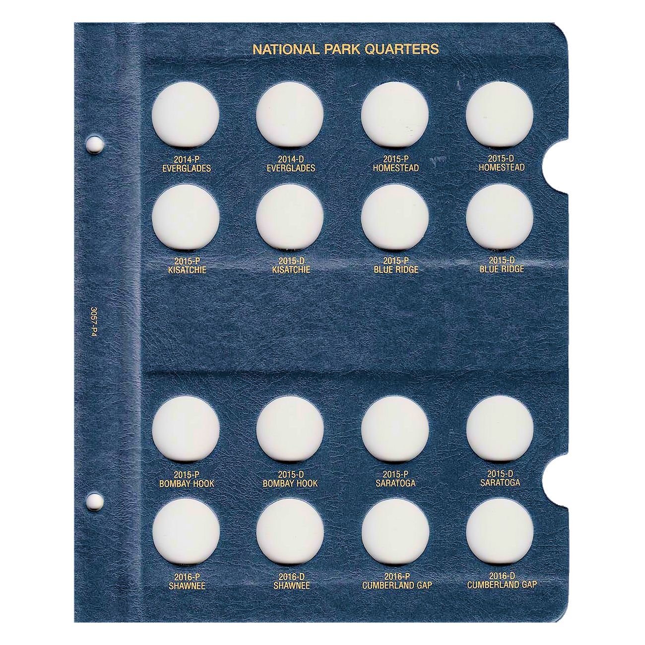 Whitman US National Park Quarters Album 2010-2021 Complete Collection with P & D Mints - Perfect for Coin Collectors, Investors & History Enthusiasts