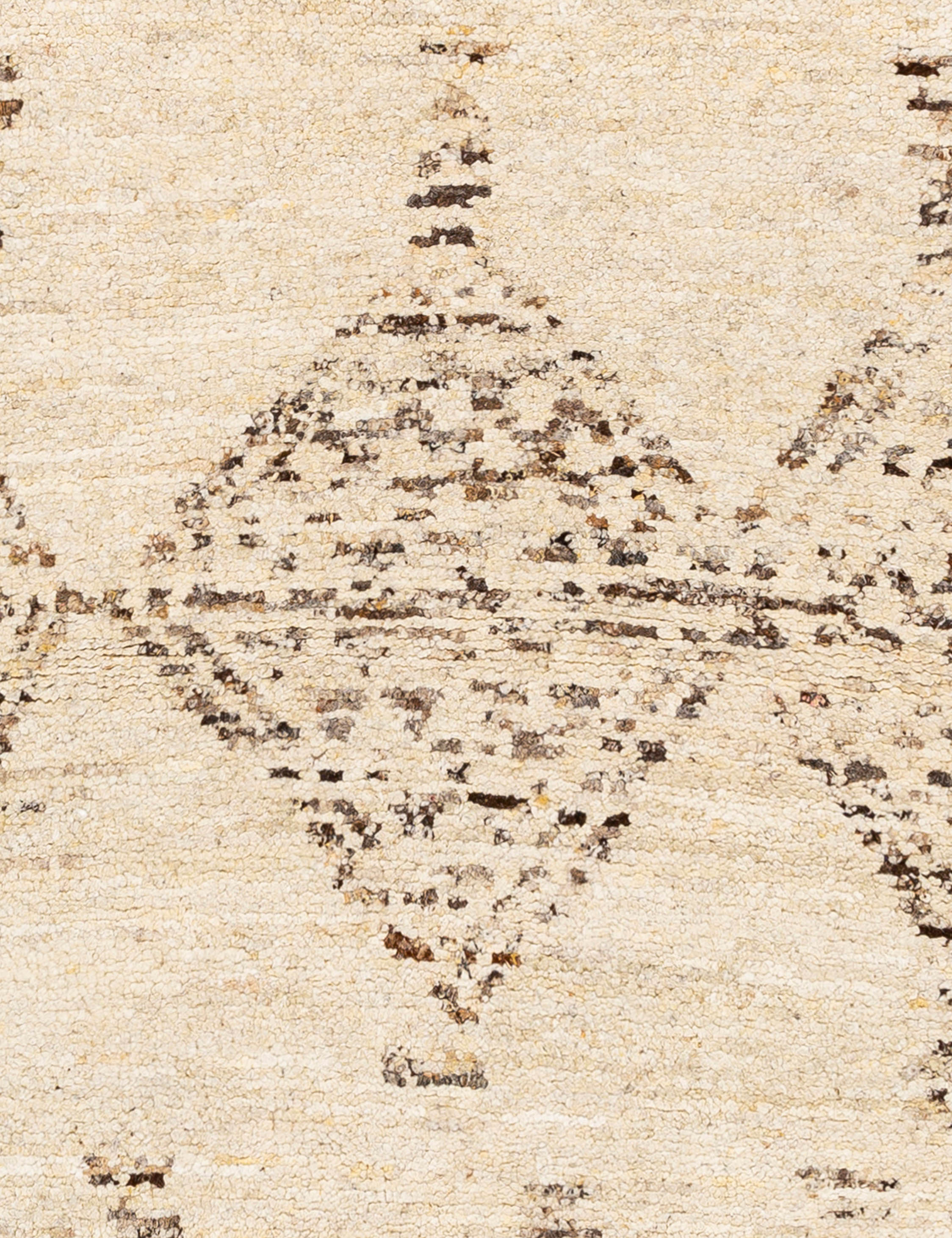 Hand Knotted Wool Moroccan Style Rug by Damica - Boho Chic Home Decor for Living Room, Bedroom & Office