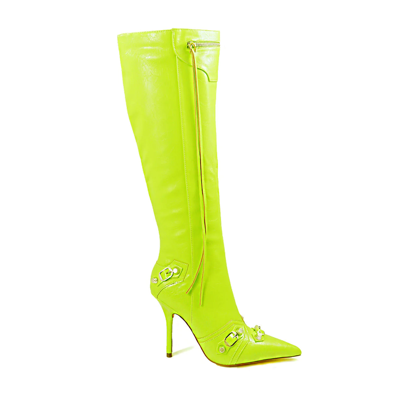 Bella Boots Lime Green Women's Ankle Boots - Waterproof & Comfortable for Fall/Winter Fashion, Outdoor Hiking, and Casual Wear