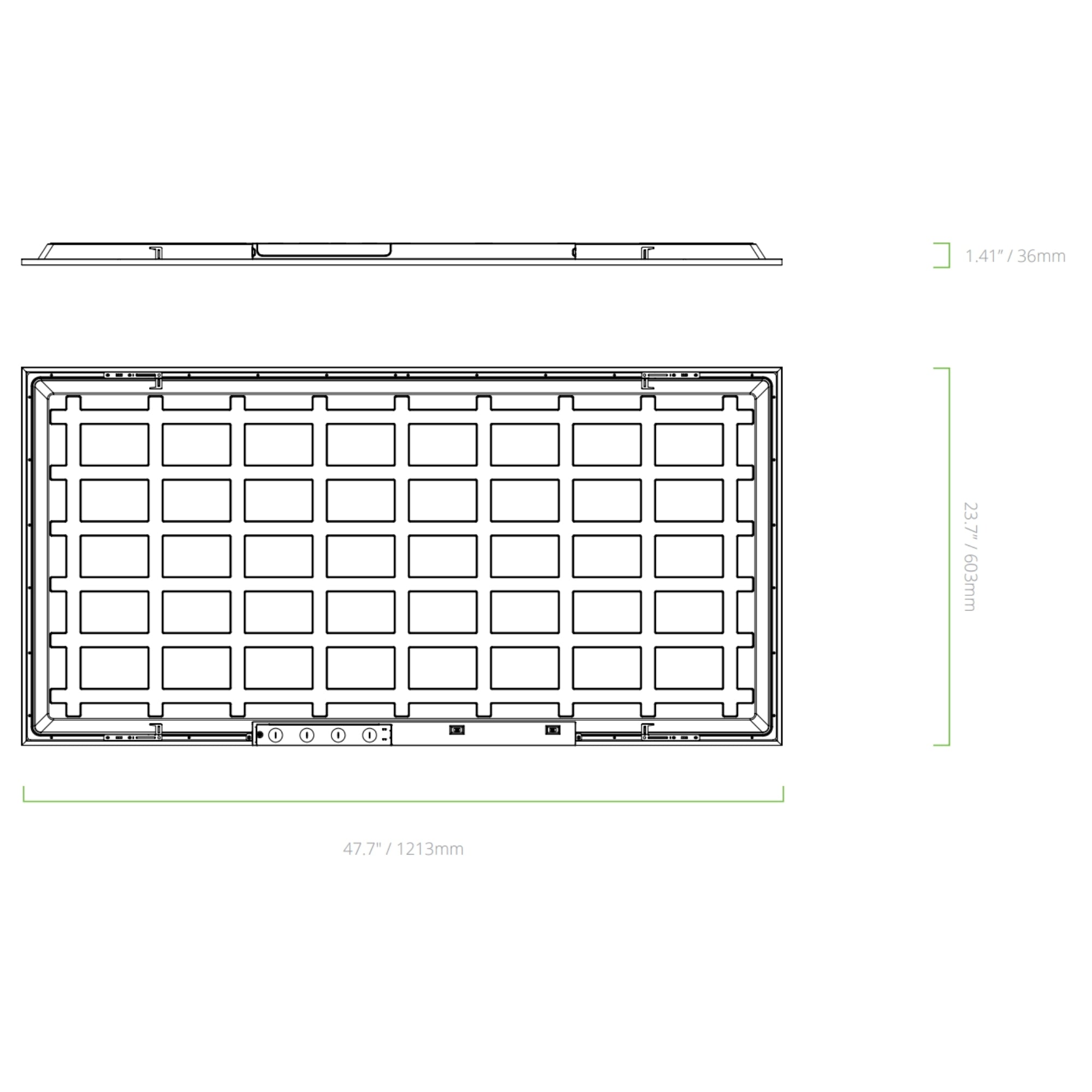 2x4 LED Flat Panel Light - 6250 Lumens, 50W, 3500K/4000K/5000K Color Temperature, 120-277V - Perfect for Office, Warehouse, and Commercial Lighting