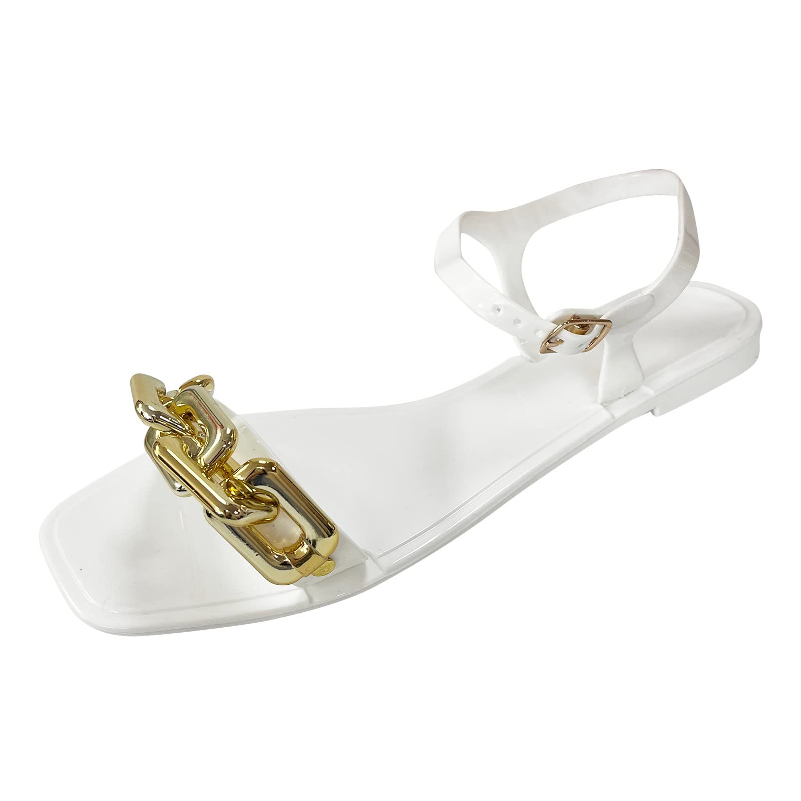 Elegant Women's Dress Sandals - Strappy Flat Flip Flops with Open Toe & Low Heel | Perfect for Summer Weddings, Beach Vacations & Casual Outings