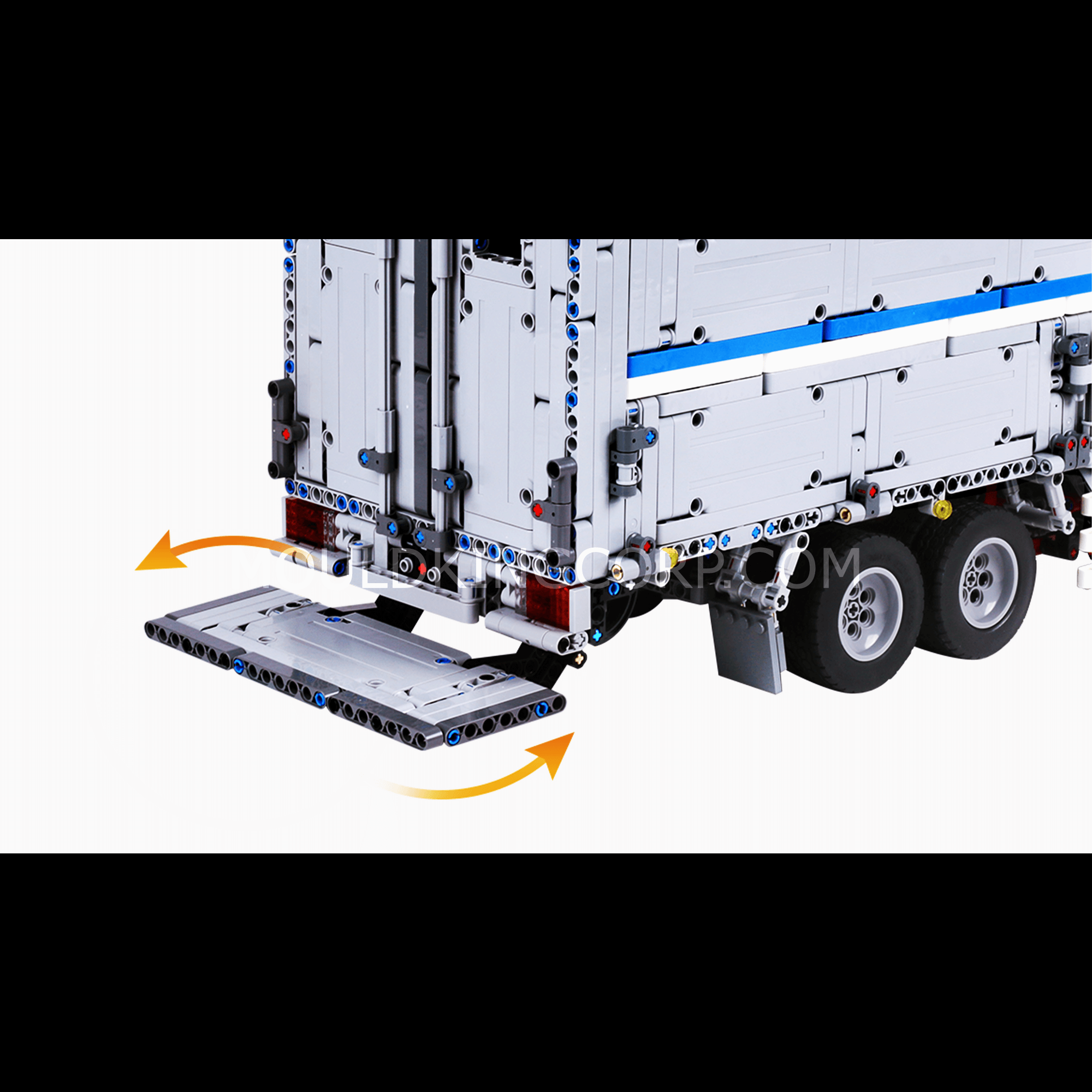Mould King 13139 Remote Control Cargo Truck Building Blocks Set - 4166 Pieces STEM Toy for Kids & Adults | Construction Vehicle Model for Play, Display & Collector's Gift