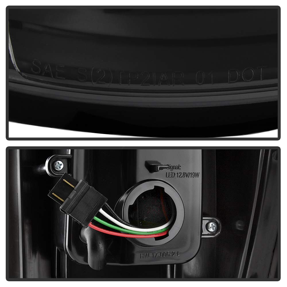 xTune 02-06 Chevrolet Avalanche LED Tail Lights - Black Smoke (ALT-ON-CAV02-LED-BSM) | Upgrade for Enhanced Visibility & Style | Perfect for Night Driving & Custom Car Builds