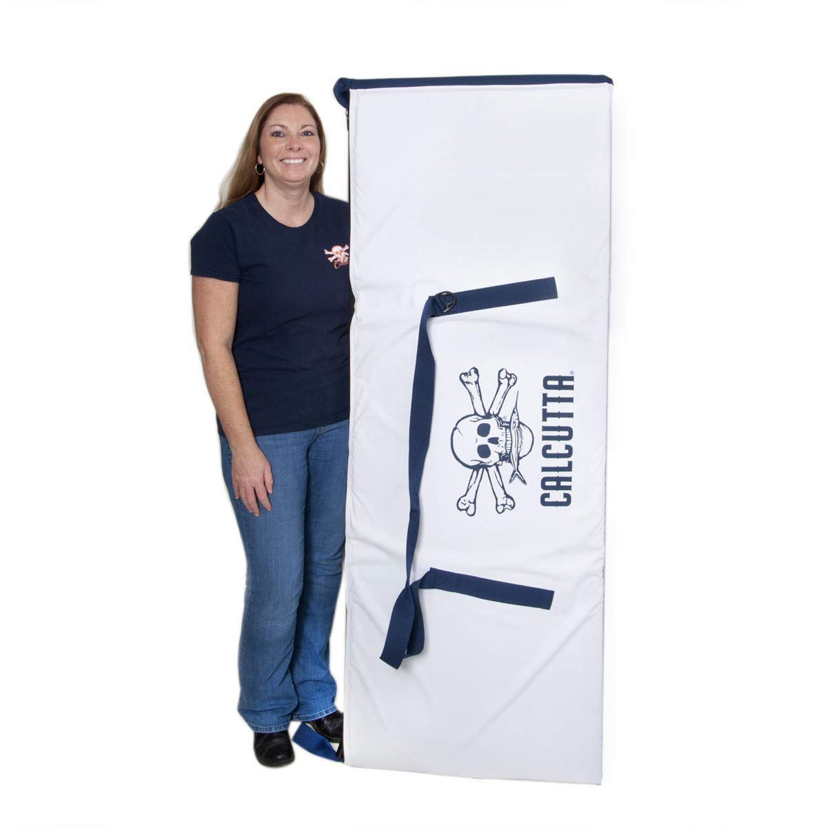 Calcutta Insulated Fish Bag - 24-Hour Ice Retention, Waterproof Fish Cooler with Nylon Straps & Built-in Ruler | Perfect for Fishing Trips, Camping, and Outdoor Adventures