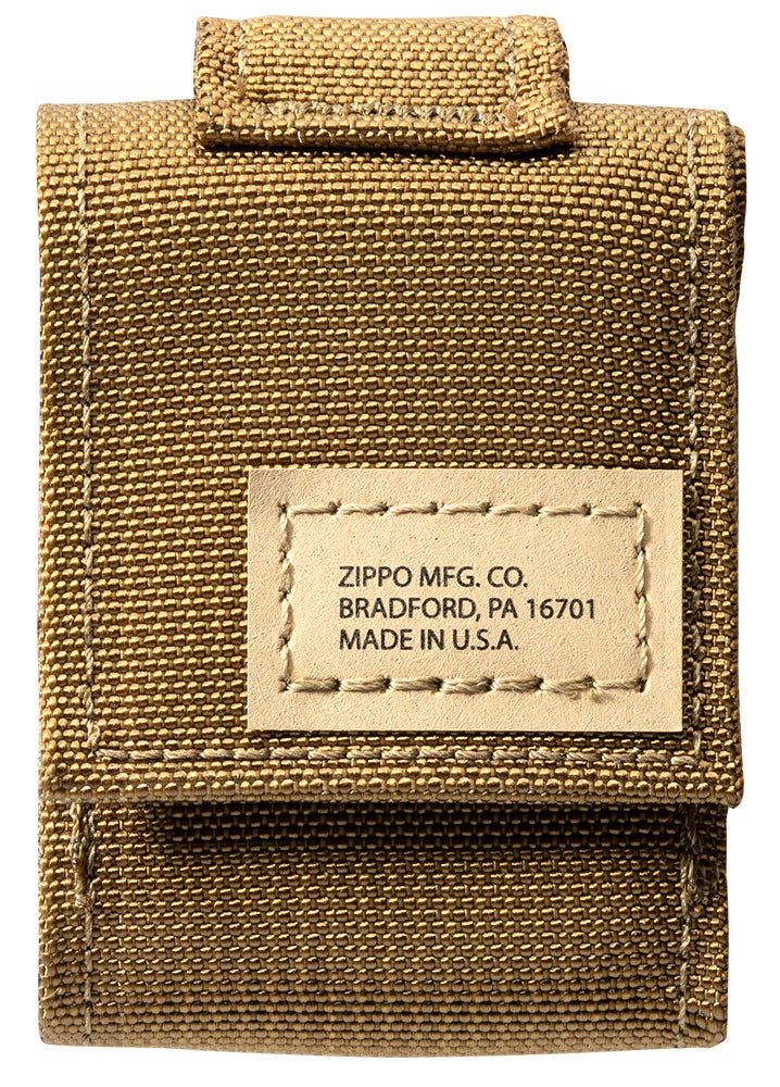 Tactical Pouch & Black Crackle Windproof Lighter Set - Durable Outdoor Gear for Camping, Hiking & Survival Essentials