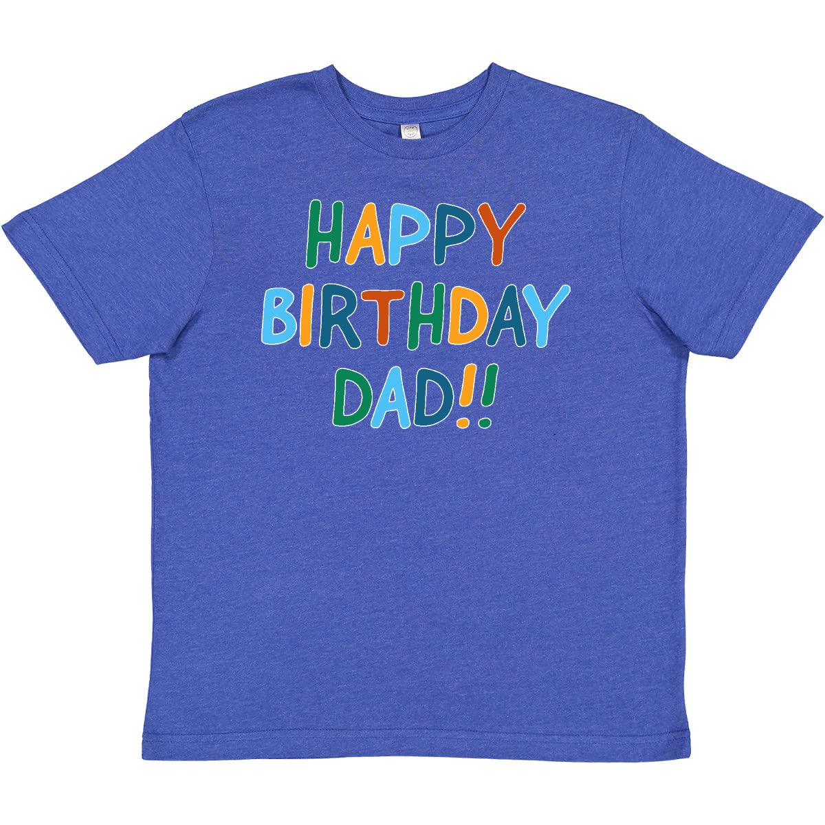 Inktastic Happy Birthday Dad Youth T-Shirt - Cute Graphic Tee for Kids & Toddlers - Perfect for Birthday Parties, Father's Day & Family Celebrations