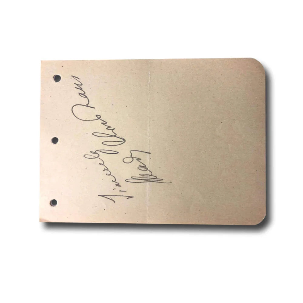Mady Christians Hand Signed Album Page Cut - JSA COA Authenticated - All My Sons Broadway Actor Autograph - Perfect for Theater Memorabilia Collectors & Broadway Fans