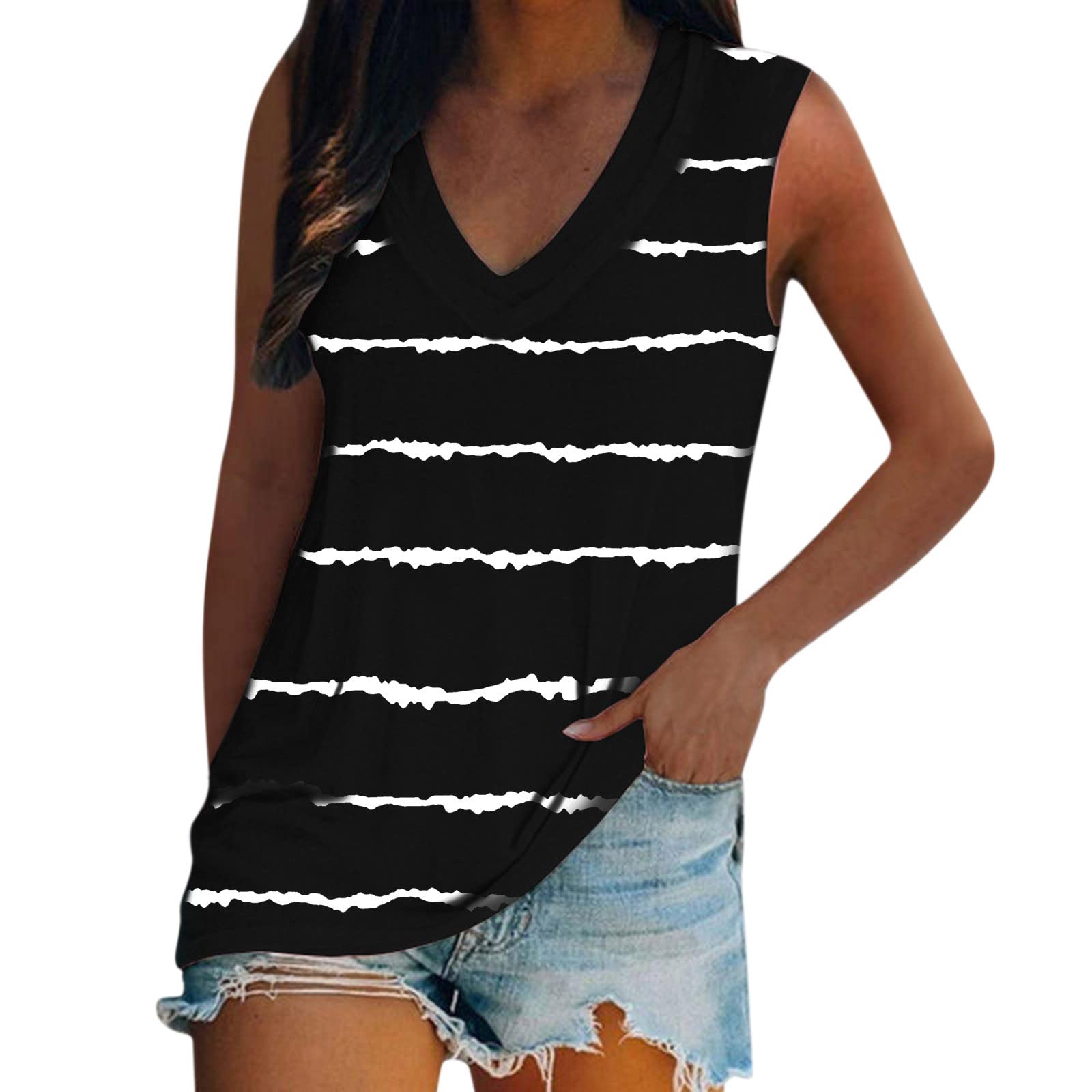 Women's Sexy Sleeveless High Neck Racerback Cropped Tank Top - Trendy Cute Halter Neck Crop Top Vest for Teen Girls - Black Large - Perfect for Summer Outfits, Gym Wear & Casual Fashion