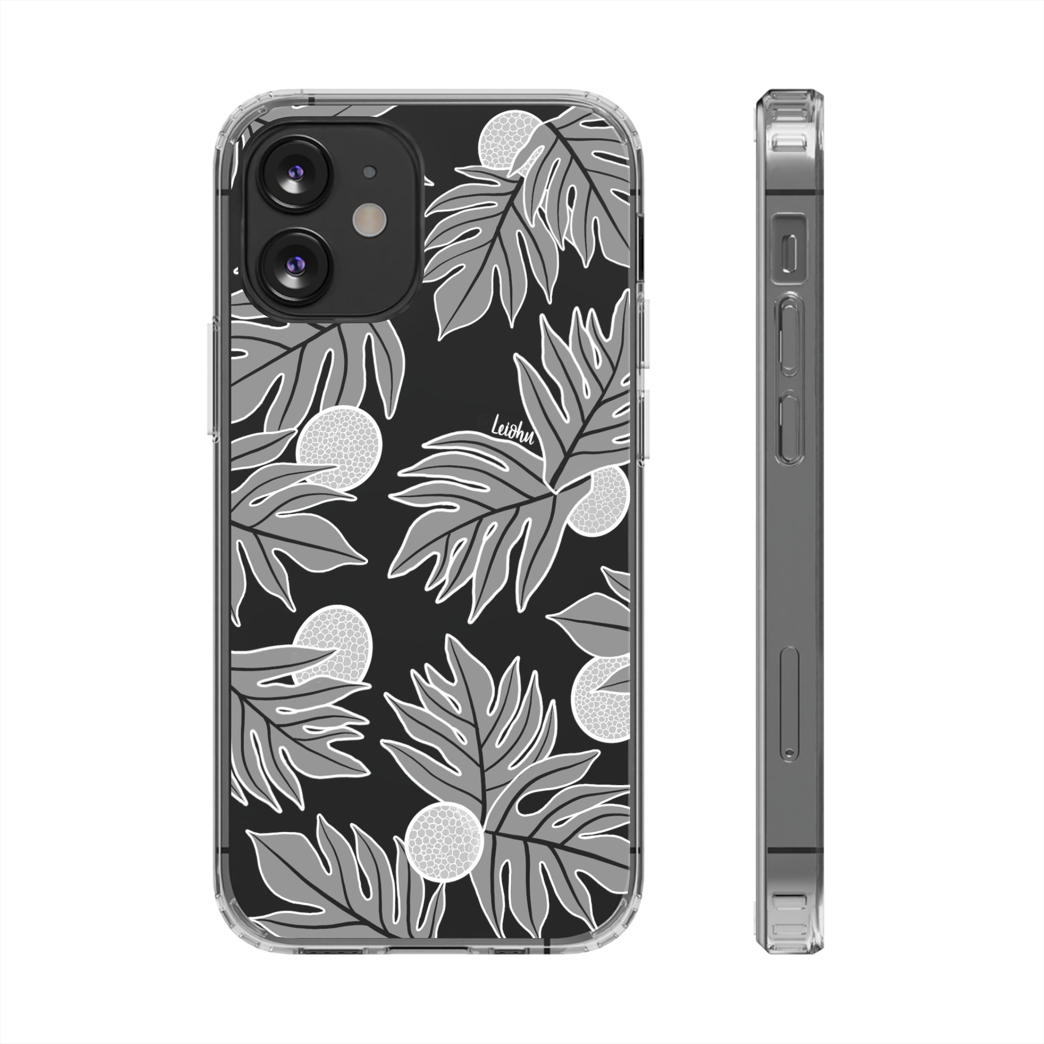 Premium Ulu Ke'oke'o Clear Phone Case - Shockproof & Scratch-Resistant Protective Cover for iPhone 14/13/12/11 Pro Max - Perfect for Outdoor Adventures, Travel & Daily Use